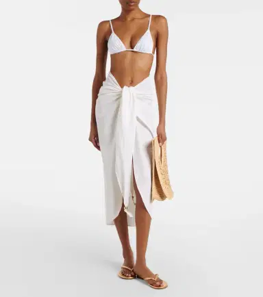 Melissa Odabash Winnie cotton and linen beach cover-up | Thumbnail 2 Melissa Odabash Winnie cotton and linen beach cover-up | Thumbnail 2