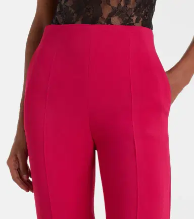 Valentino Crêpe straight pants | Thumbnail 4 Valentino Crêpe straight pants | Thumbnail 4