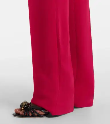 Valentino Crêpe straight pants | Thumbnail 6 Valentino Crêpe straight pants | Thumbnail 6
