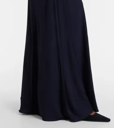 Alaïa Alaïa Off-shoulder jersey maxi dress | Thumbnail 3