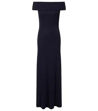 Alaïa Alaïa Off-shoulder jersey maxi dress | Thumbnail 1