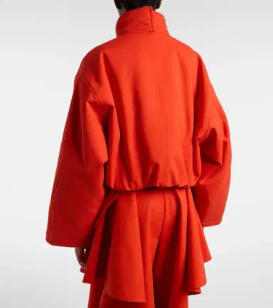 Alaia Alaïa Layered cotton bomber jacket | Thumbnail 3