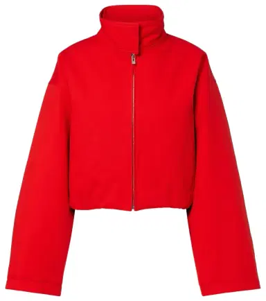 Alaia Alaïa Layered cotton bomber jacket | Thumbnail 1