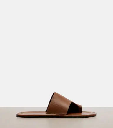 The Row Malick Thong leather sandals | Thumbnail 3