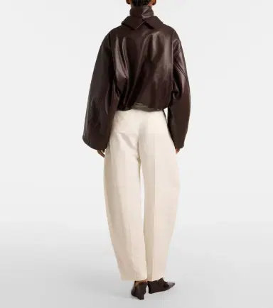 Alaïa Alaïa Poplin barrel-leg pants | Thumbnail 5 Alaïa Alaïa Poplin barrel-leg pants | Thumbnail 5