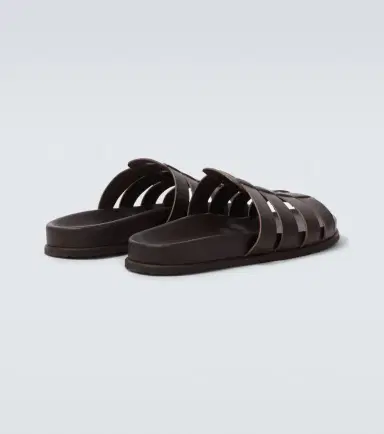 Ancient Greek Sandals Laodamas leather fisherman sandals | Thumbnail 4