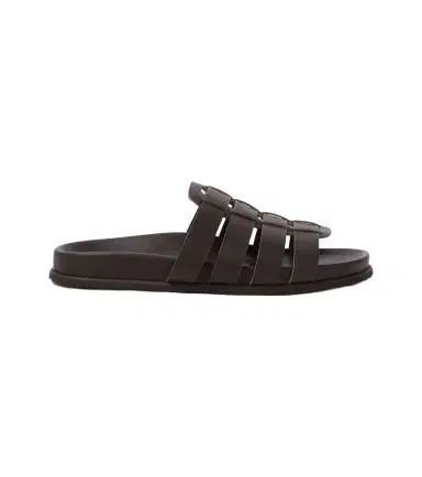 Ancient Greek Sandals Laodamas leather fisherman sandals | Thumbnail 1