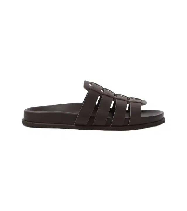 Ancient Greek Sandals Laodamas leather fisherman sandals
