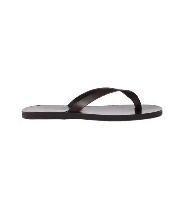 Ancient Greek Sandals Solon leather thong sandals