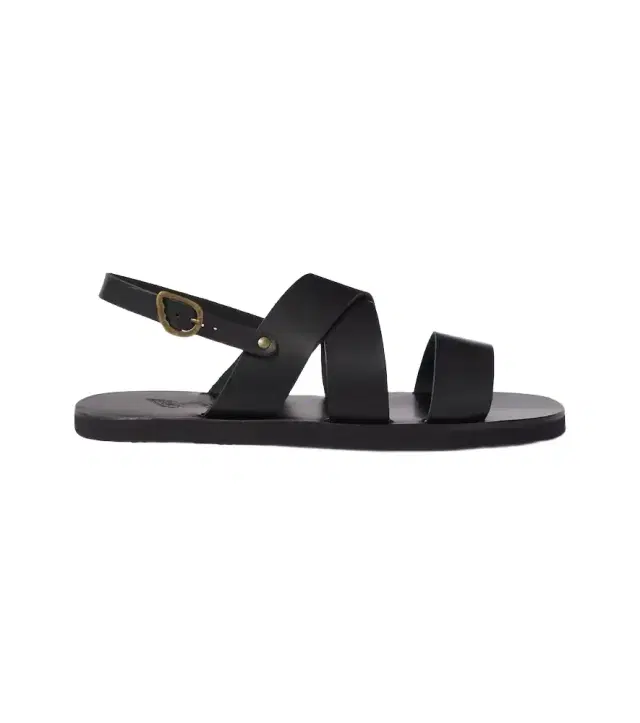 Miltos leather slingback sandals