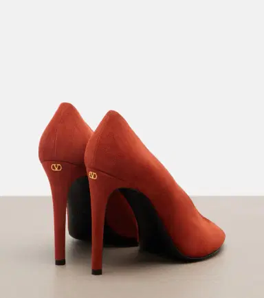 Valentino Garavani Révélé suede peep-toe pumps | Thumbnail 3 Valentino Garavani Révélé suede peep-toe pumps | Thumbnail 3