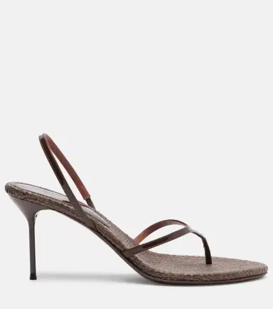 Paris Texas Lidia patent leather thong sandals | Thumbnail 4