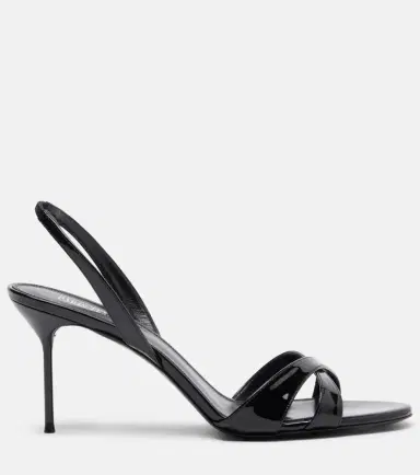 Paris Texas Lidia patent leather slingback sandals | Thumbnail 2