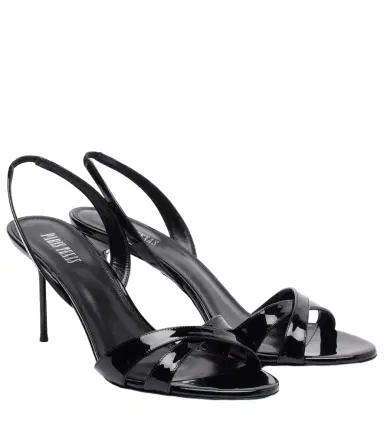 Paris Texas Lidia patent leather slingback sandals | Thumbnail 1