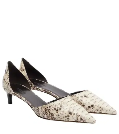 Le Monde Béryl Le Monde Béryl Dakota snake-effect leather pumps | Thumbnail 1