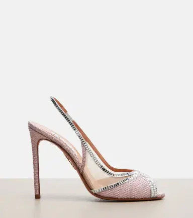 Aquazzura Wild Aurora embellished slingback sandals | Thumbnail 2