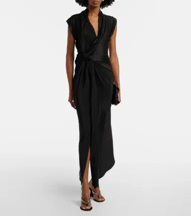 Gianvito Rossi Crystal-embellished suede wedge thong sandals | Thumbnail 5