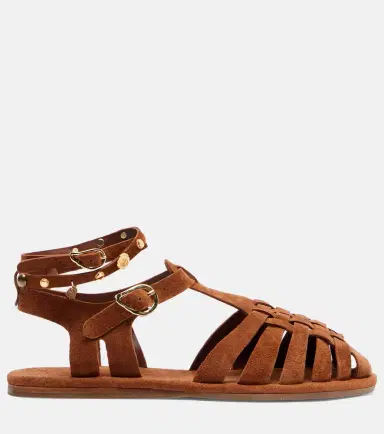 Ancient Greek Sandals Karina suede fisherman sandals | Thumbnail 2 Ancient Greek Sandals Karina suede fisherman sandals | Thumbnail 2