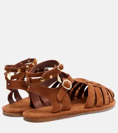 Ancient Greek Sandals Karina suede fisherman sandals | Thumbnail 3 Ancient Greek Sandals Karina suede fisherman sandals | Thumbnail 3