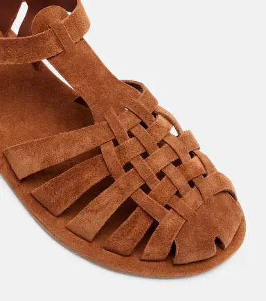 Ancient Greek Sandals Karina suede fisherman sandals | Thumbnail 4 Ancient Greek Sandals Karina suede fisherman sandals | Thumbnail 4