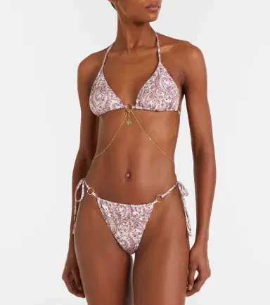 Bananhot Enzo paisley bikini top | Thumbnail 4 Bananhot Enzo paisley bikini top | Thumbnail 4
