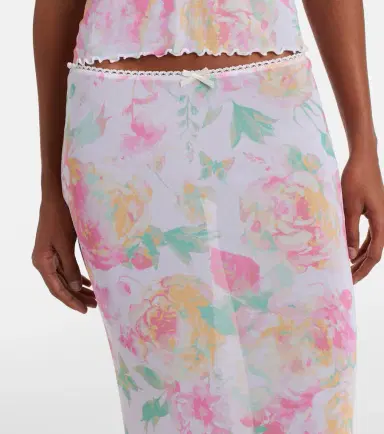 Bananhot Solay floral maxi skirt | Thumbnail 2