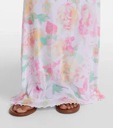 Bananhot Solay floral maxi skirt | Thumbnail 4