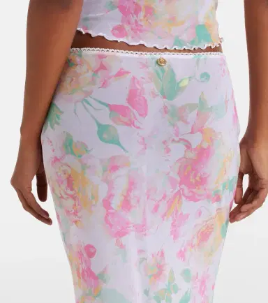 Bananhot Solay floral maxi skirt | Thumbnail 5