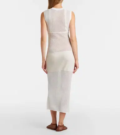 Stella McCartney Crochet cotton midi dress | Thumbnail 5