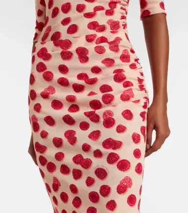 Stella McCartney Printed mesh midi skirt | Thumbnail 5