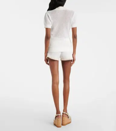 Stella McCartney Crochet cotton shorts | Thumbnail 2