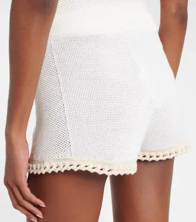 Stella McCartney Crochet cotton shorts | Thumbnail 3