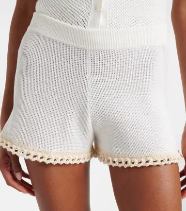 Stella McCartney Crochet cotton shorts | Thumbnail 4