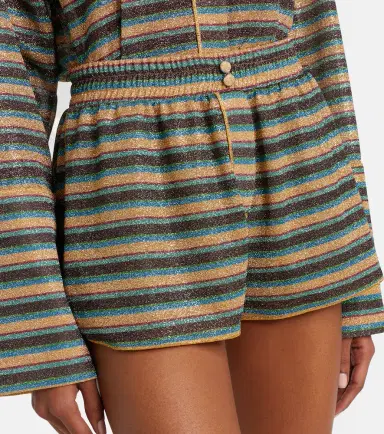 Oséree Oséree Lumière striped shorts | Thumbnail 4 Oséree Oséree Lumière striped shorts | Thumbnail 4