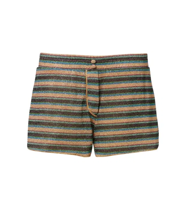 Oseree Oséree Lumière striped shorts