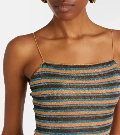 Oséree Oséree Lumière striped minidress | Thumbnail 3
