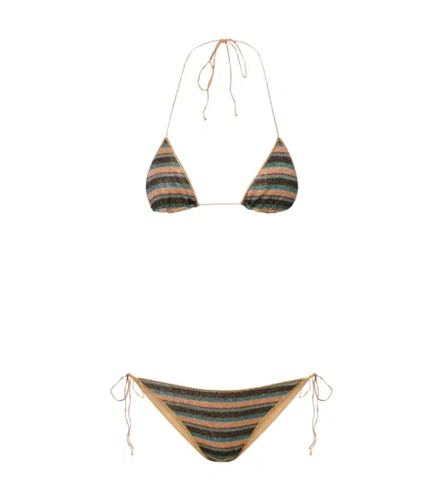 Oséree Lumière striped bikini