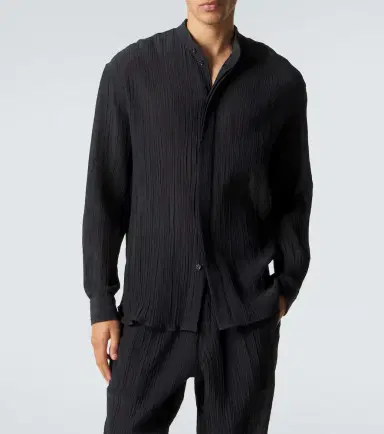 UMIT BENAN Bruce linen and cotton shirt | Thumbnail 5 UMIT BENAN Bruce linen and cotton shirt | Thumbnail 5