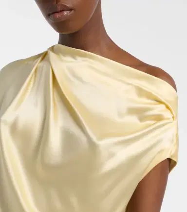 The Sei Draped silk satin top | Thumbnail 2