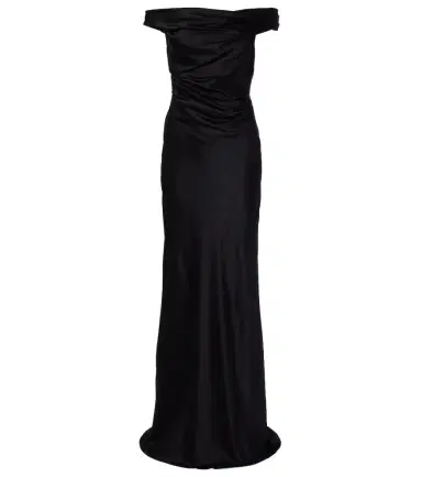 The Sei Bardot off-shoulder silk charmeuse gown | Thumbnail 1 The Sei Bardot off-shoulder silk charmeuse gown | Thumbnail 1