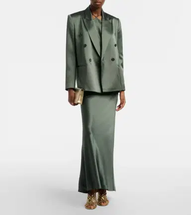 The Sei Silk satin maxi skirt | Thumbnail 2