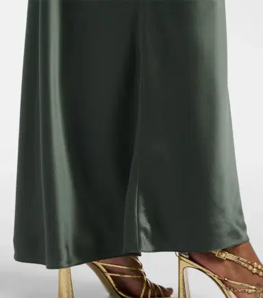 The Sei Silk satin maxi skirt | Thumbnail 5