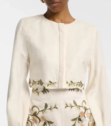 Agua by Agua Bendita Cumbre embroidered linen blouse | Thumbnail 2 Agua by Agua Bendita Cumbre embroidered linen blouse | Thumbnail 2