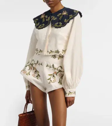 Agua by Agua Bendita Cumbre embroidered linen blouse | Thumbnail 4 Agua by Agua Bendita Cumbre embroidered linen blouse | Thumbnail 4