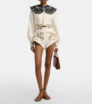 Agua by Agua Bendita Cumbre embroidered linen blouse | Thumbnail 5 Agua by Agua Bendita Cumbre embroidered linen blouse | Thumbnail 5