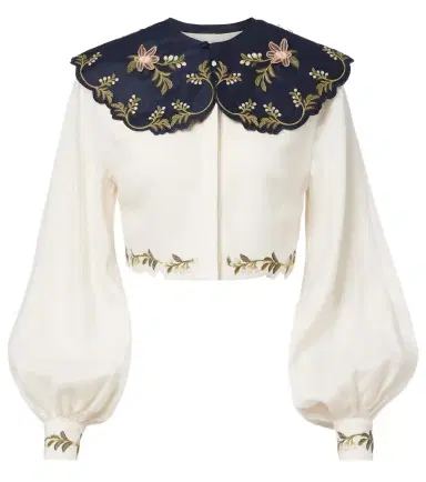 Agua by Agua Bendita Cumbre embroidered linen blouse | Thumbnail 1 Agua by Agua Bendita Cumbre embroidered linen blouse | Thumbnail 1