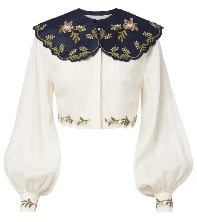 Cumbre embroidered linen blouse