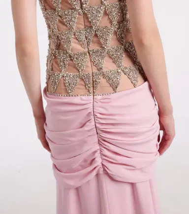 Costarellos Embellished draped gown | Thumbnail 3
