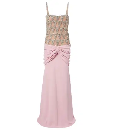Costarellos Embellished draped gown | Thumbnail 1