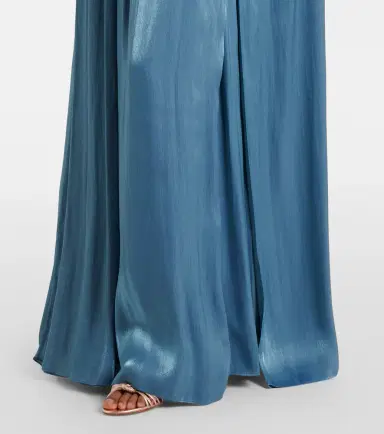 Costarellos Embellished pleated caped bustier gown | Thumbnail 3 Costarellos Embellished pleated caped bustier gown | Thumbnail 3